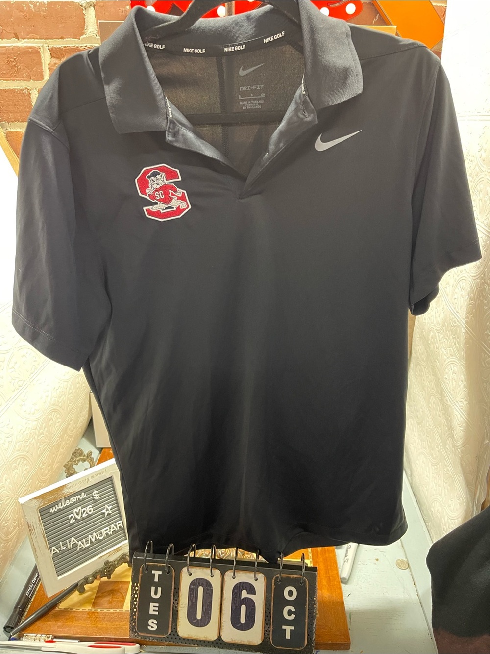 Nike Dri-FIT polo featuring a University of South Carolina Gamecocks